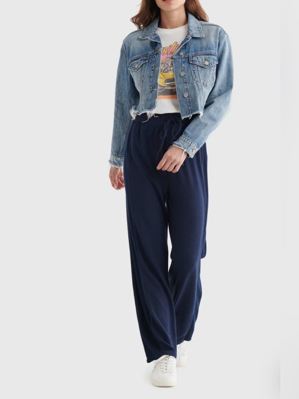 Lucky Brand Cloud Jersey Rib Mix Pant XXL NWT